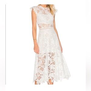 Karina Grimaldi Doriane crochet dress